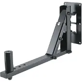 K&M 24173 Muurbeugel Zwart