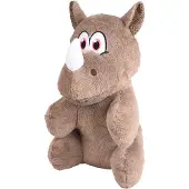 Flamingo Henny Rhinoceros Plush Beige 40 cm