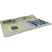 Flamingo Joya Rug 85x70x5.5cm Beige 85 x 70 x 5.5 cm