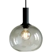 Nordlux Suspension en verre Alton sphère Ø 25cm verre fumé