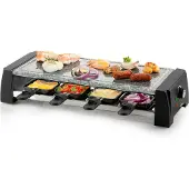 Domo Gril en pierre-gril-raclette 2-en-1 DO1003G