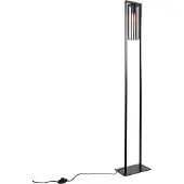 QAZQA Lampadaire moderne noir - Balenco Wazo