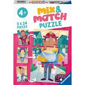 Ravensburger Puzzle 3 Puzzles - Métiers - 10 à 25 pièces