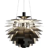 Louis Poulsen PH Artichoke Suspension - Ø 60 cm Black | LED 2700K 96W | Wireless Bluetooth