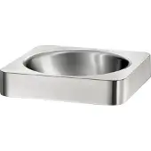 Delabie AS-Becken QUADRA o. Hl. o. Überlauf Edst. 1.4301 satiniert