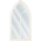 Beliani Miroir TRELLY Métal Blanc