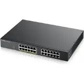 Zyxel GS1900-24EP, routeur Gigabit Ethernet administrable de couche 2 (10/100/1000) avec alimentation par Ethernet (PoE), noir