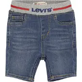 Levi's Short coupe droite en denim avec bande logo