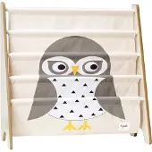 3 Sprouts Biblitohèque - 62x25x61 - Hibou - - UneTaille - Unité d'Étagères