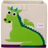 3 Sprouts Boîte de rangement - 33x33x33 - Dragon - - UneTaille - Cageot