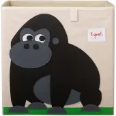 3 Sprouts Boîte de rangement - 33x33x33 - Gorilla - - UneTaille - Cageot