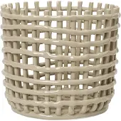 Ferm Living Panier en Céramique Large | Cashmere