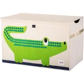 3 Sprouts Coffre à jouets - 3 SPROUTS - Crocodile - Beige - Multicolore - Enfant