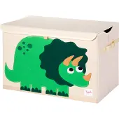 3 Sprouts Boîte de rangement - 38x61x37 - Dinosaur - - UneTaille - Cageot