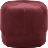 Normann Copenhagen Pouf de cirque rouge foncé petit
