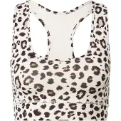 Hey Honey Soutien-gorge de sport 'Leo' marron / cappuccino / noir