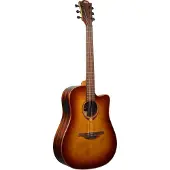 LAG Guitars Tramontane 118 T118DCE-BRS Brown Shadow guitare électro-acoustique folk