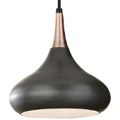 Elstead Lighting Suspension Elstead Beso, douille E27, diamètre 27 cm, finition bronze foncé