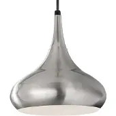 Elstead Lighting Suspension Beso en acier brossé, 1xE27x60W, métal, dimensions : 487,5 x 25,4 x 25,4 cm, IP20, Feiss