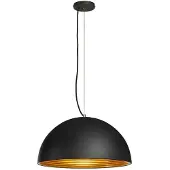 SLV FORCHINI M Lampe à suspendre, PD-1, 50cm, ronde, noir/or, E27, max. 40W