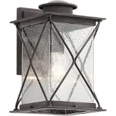Elstead Lighting Applique d'extérieur en zinc vieilli E27 60 W Argyle