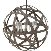 Elstead Lighting Grande lampe suspendue d'extérieur en fer E14 40W Carson