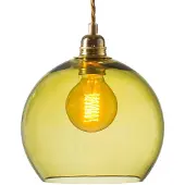 Ebb & Flow Rowan Suspension Olive | Gold | Ø 22 cm E27IP20