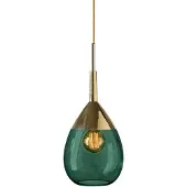 Ebb & Flow Lute Suspension Ivy Green | Gold | Ø: 22 cm Ø14cm : E14<br> Ø22cm, Ø31cm : E27