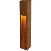 SLV Rusty Slot LED Lampadaire IP44 acier rouillé fer 80 cm hauteur 3000K blanc chaud