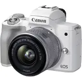 Canon EOS M50 Mark II Blanc + EF-M 15-45 mm f/3.5-6.3 IS STM Blanc
