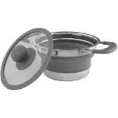 Eurotrail Faltbare Pfanne mit Deckel