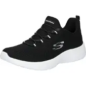 SKECHERS Baskets basses 'Dynamight' gris / noir