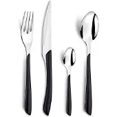 Amefa Eclat set de couverts 24 pièces noir