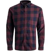 Jack & Jones Chemise à Manches Longues Gingham Plus Size