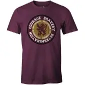 COTTON DIVISION Harry Potter - T-Shirt Gryffindor Round Courage Bravery ... (Xl)