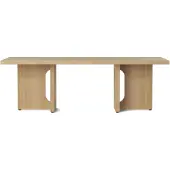 Audo Copenhagen Androgyne Lounge Table Wood Natural Oak