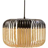 Forestier Suspension , Bamboo Light S, dimmable, Noir, Salon / séjour, Bambou, Design