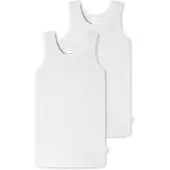 Schiesser Maillot de corps blanc