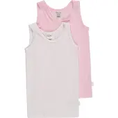Schiesser Maillot de corps rose / blanc