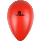 Flamingo Oeuf Ovo Rouge En Plastique. M Ø 13 Cm X 18.5 Cm De Hauteur. Jouet Pour Chien