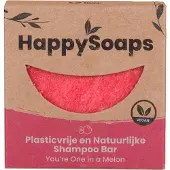 Happy Soaps You're One in a Melon 70g Solid Shampoo Bar Vegan 100% Plastic-Free Handmade in EU for a Better Envi
