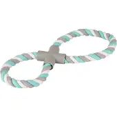Flamingo Jchien Coton Jim Corde De Tirage 8-Anneau Menthe/Blanc/Gris 37cm