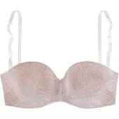 Nuance Soutien-gorge beige / blanc