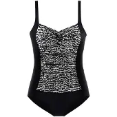 LASCANA Maillot de bain noir / blanc