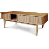 PIB Table basse scandinave à rideaux Ritz