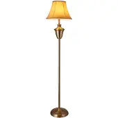 Lux.pro Lampadaire 160x35 laiton Lampadaire 1 x E27 lampe Lampe sur pied rétro []