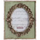 Clayre & Eef Idena 2F0329 Cadre Photo Vert 26 x 3 x 31 cm