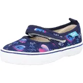 Beck Ballerines bleu marine / bleu clair / violet clair / rose / blanc