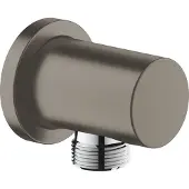 GROHE Rainshower Coude d'alimentation mural - rosace ronde - hard graphite brossé 27057al0