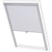 vidaXL Store enrouleur occultant Blanc S06/606